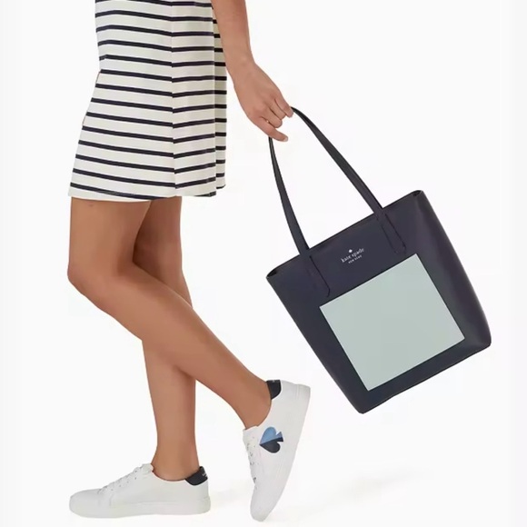 SOLD! Kate Spade Daily Tote in Blazer Blue Multi / Color Block - Picture 2 of 12